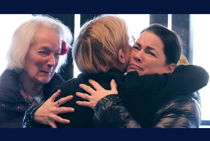 Nancy Kerrigan at memorial gathering